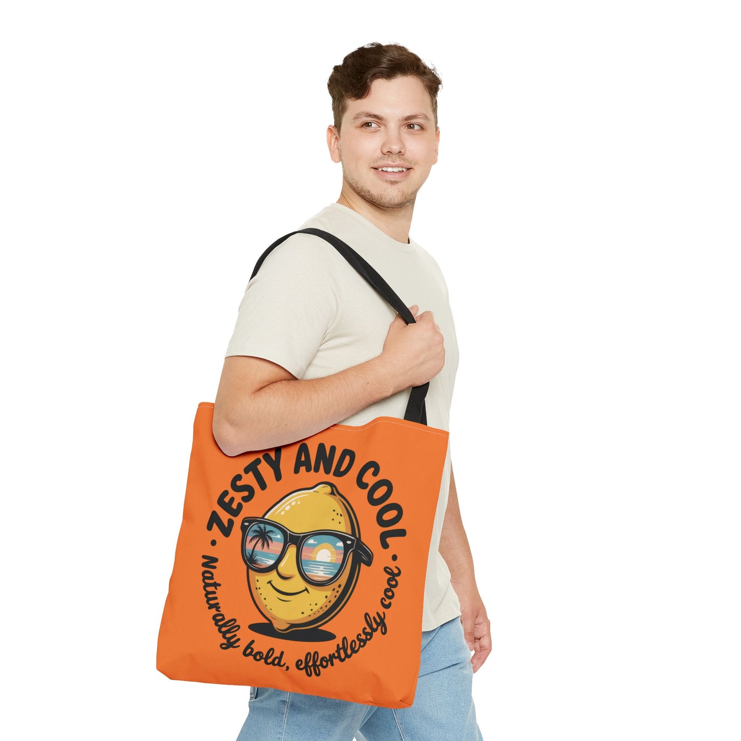 Zesty Lemon Tote Bag - Fun & Bold Carry-All for Everyday Use, Summer, Beach Days, Gifts, Eco-Friendly Shopping, Large Tote Bag