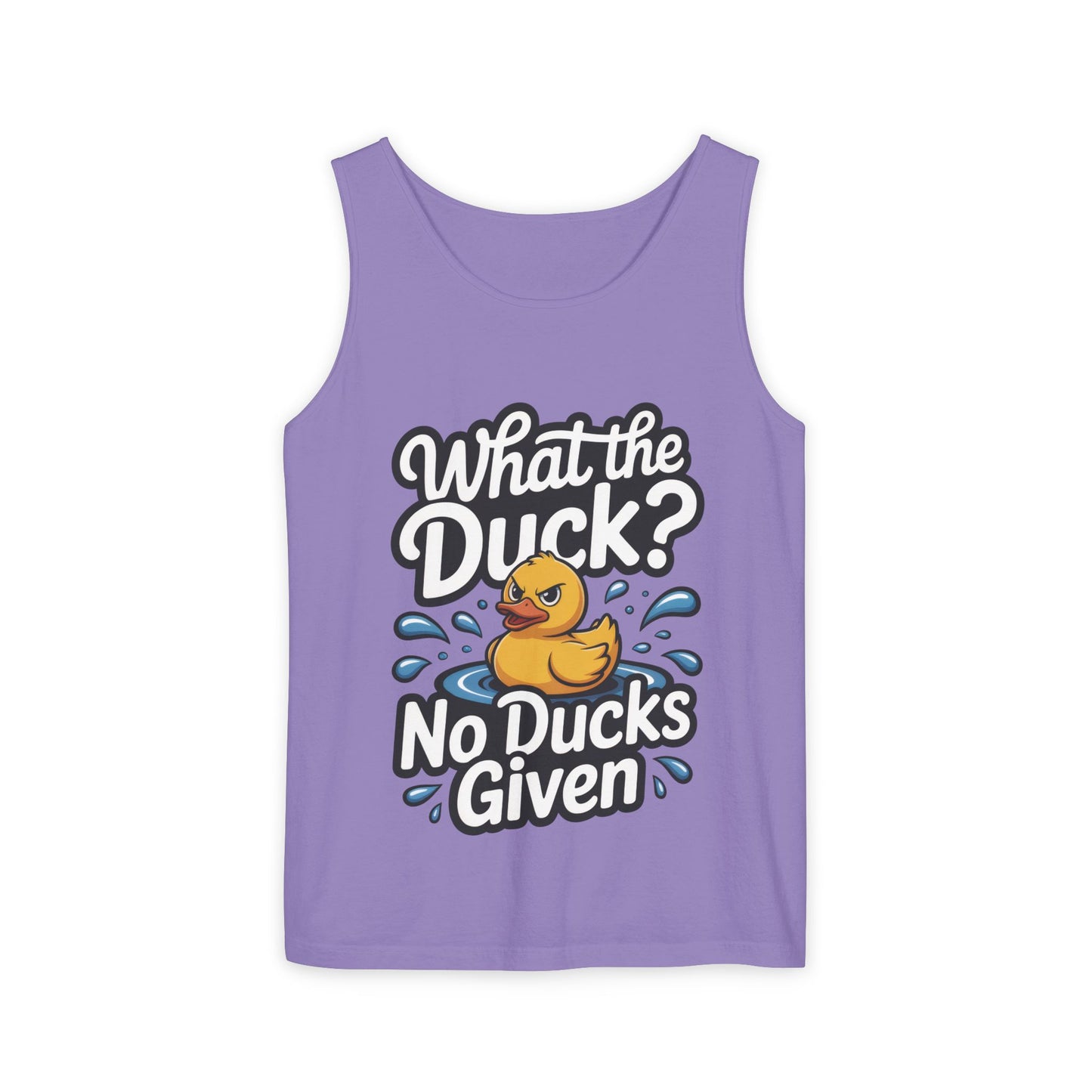 What The Duck Funny Womens Tank Top, No Ducks Given Tee, Sarcastic Duck Tee, Rubber Duck Graphic Tank, Humor Gift For Her,Beach Party Outfit
