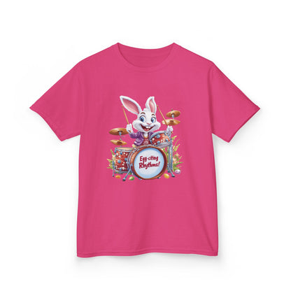 Easter Bunny Drummers Tee | Kids Cotton T-Shirt, Fun Easter Gift, Spring Celebration Shirt, Playful Kids Apparel, Drum Shirt