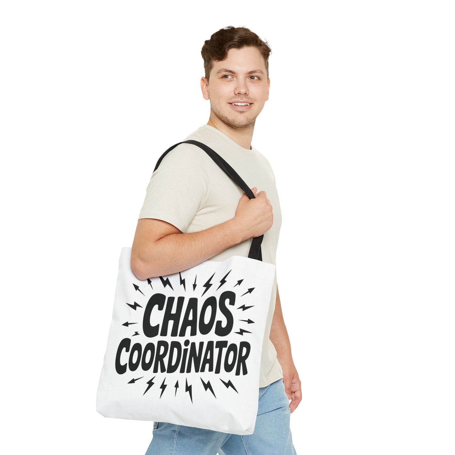 Chaos Coordinator Tote Bag, Fun Carryall for Busy Moms, Students, or Event Planners, Perfect Gift, Beach Weekender Bag,  Large Tote Bag