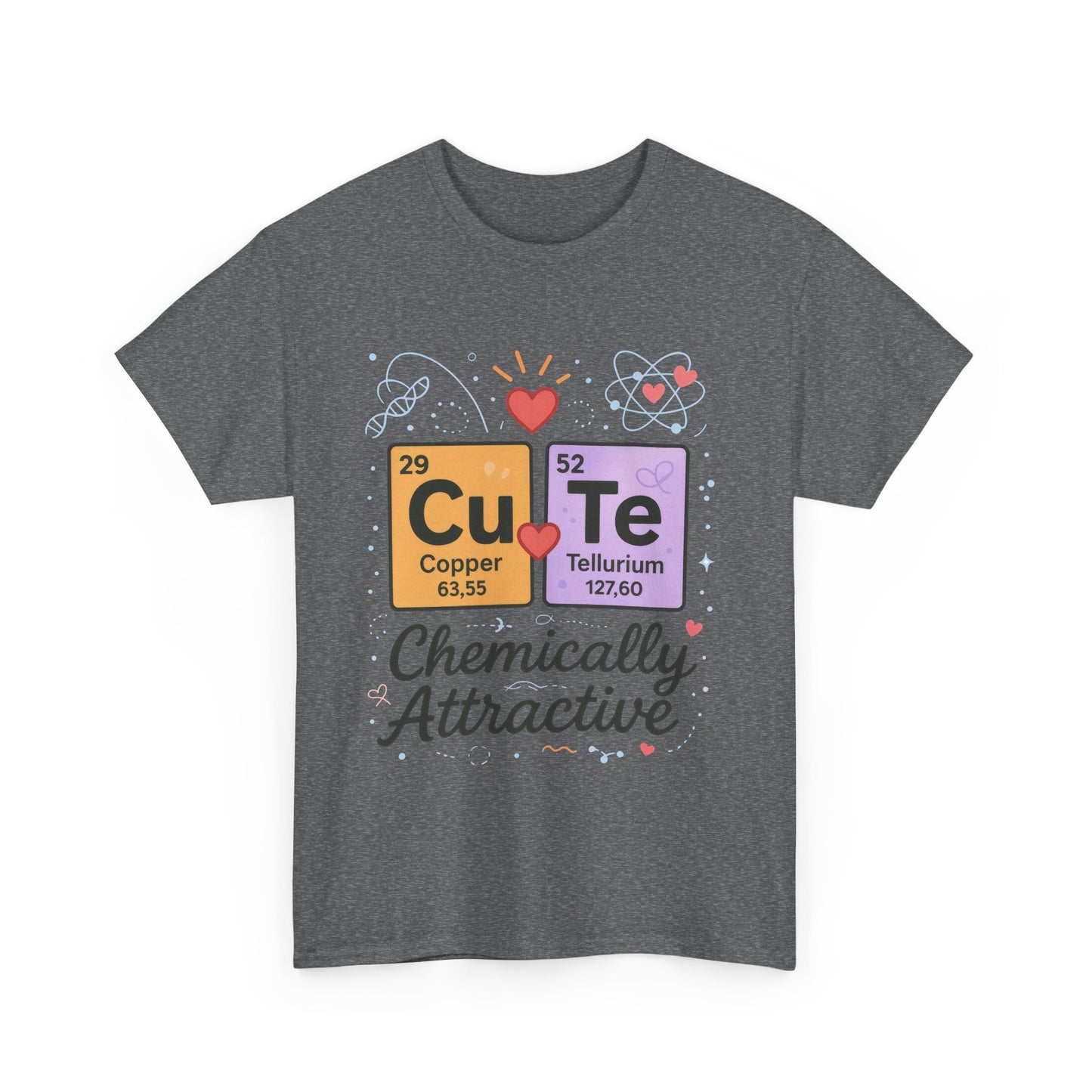 Cute Science T-Shirt for Women, Chemically Attractive Periodic Table Tee, Funny Nerdy Gift for Her, Chemistry Lover Gift, Science Apparel