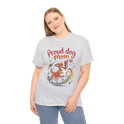 Proud Dog Mom Tee, Cute Pet Lover Shirt, Animal Lover Gift, Dog Mom T-Shirt, Funny Dog Apparel, Gift for Pet Owners, T-Shirt for Pet Moms