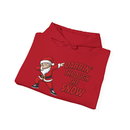 Dabbin Santa Men's Christmas Hoodie, Funny Holiday Sweatshirt