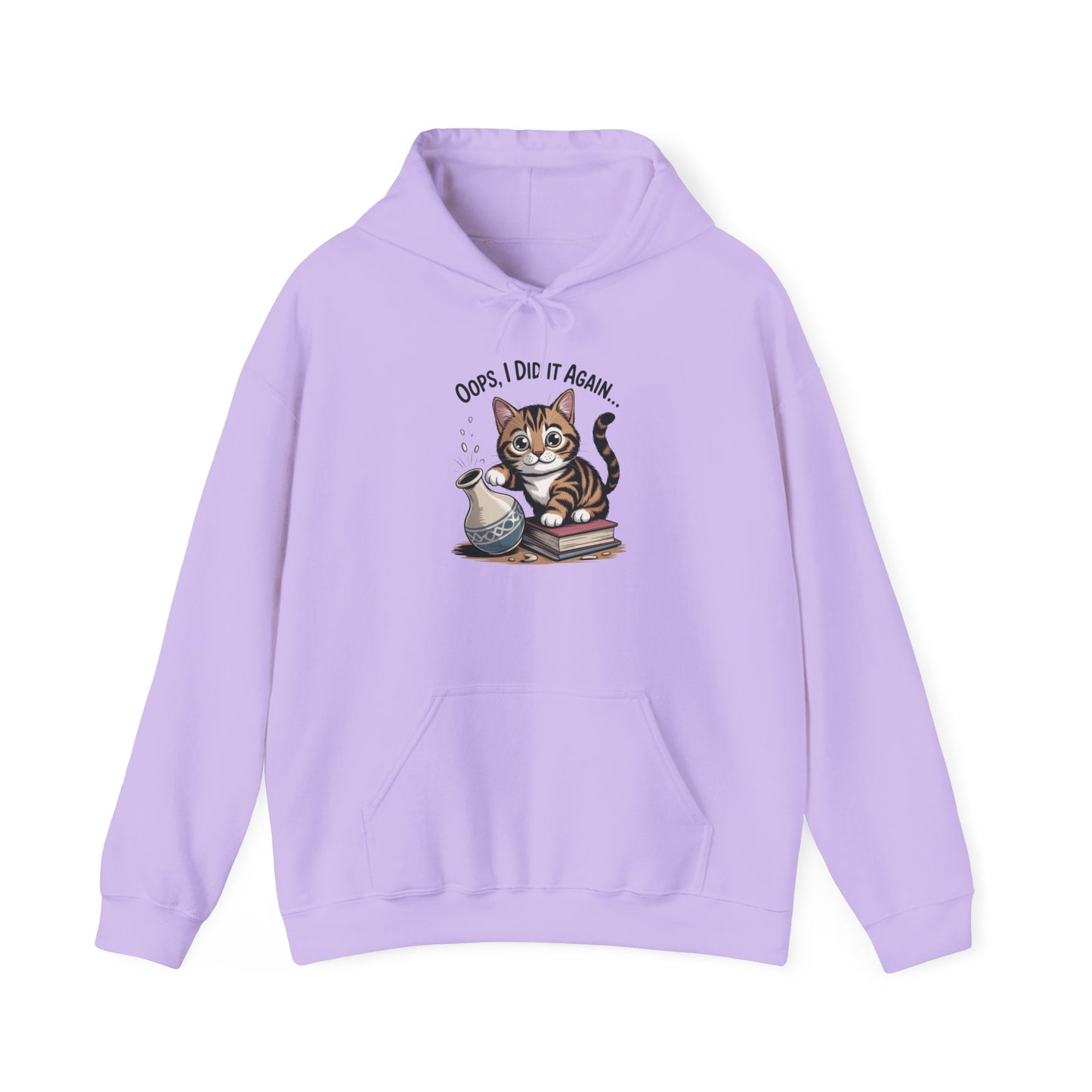 Cat Lover's Hoodie: Oops, I Did It Again, Funny Sweatshirt, Gifts for Animal Lovers, Cozy Hooded Sweatshirt, Pet Owner Apparel, Cute [...]
