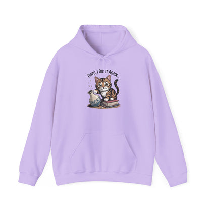 Cat Lover's Hoodie: Oops, I Did It Again, Funny Sweatshirt, Gifts for Animal Lovers, Cozy Hooded Sweatshirt, Pet Owner Apparel, Cute [...]