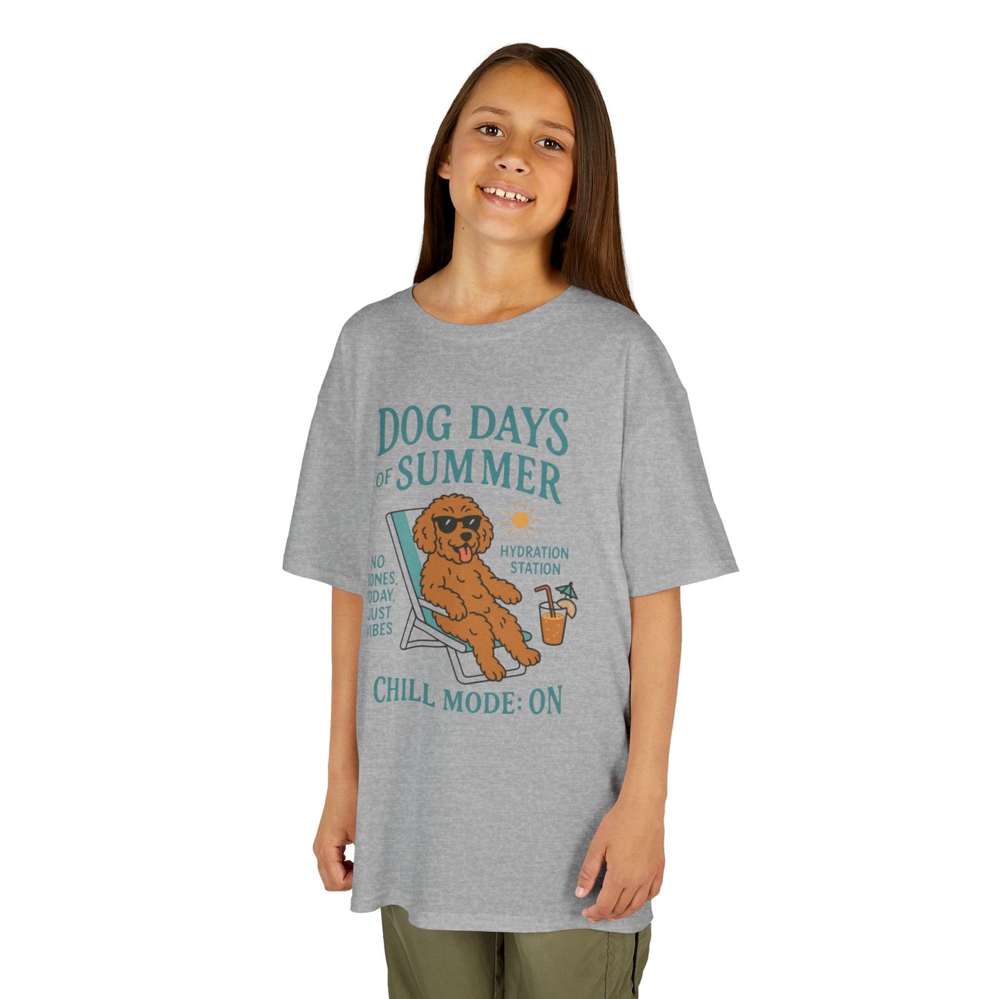 Summer Chill Kids Tee | Fun Playful T-Shirt for Boys & Girls, Perfect for Summer Days, Beach Outings, Gifts, Casual Wear