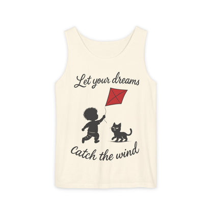 Dream-Catching Tank Top - Lightweight, Womens, Inspirational Graphic Tee, Summer Wear, Perfect Gift for Kids & Families
