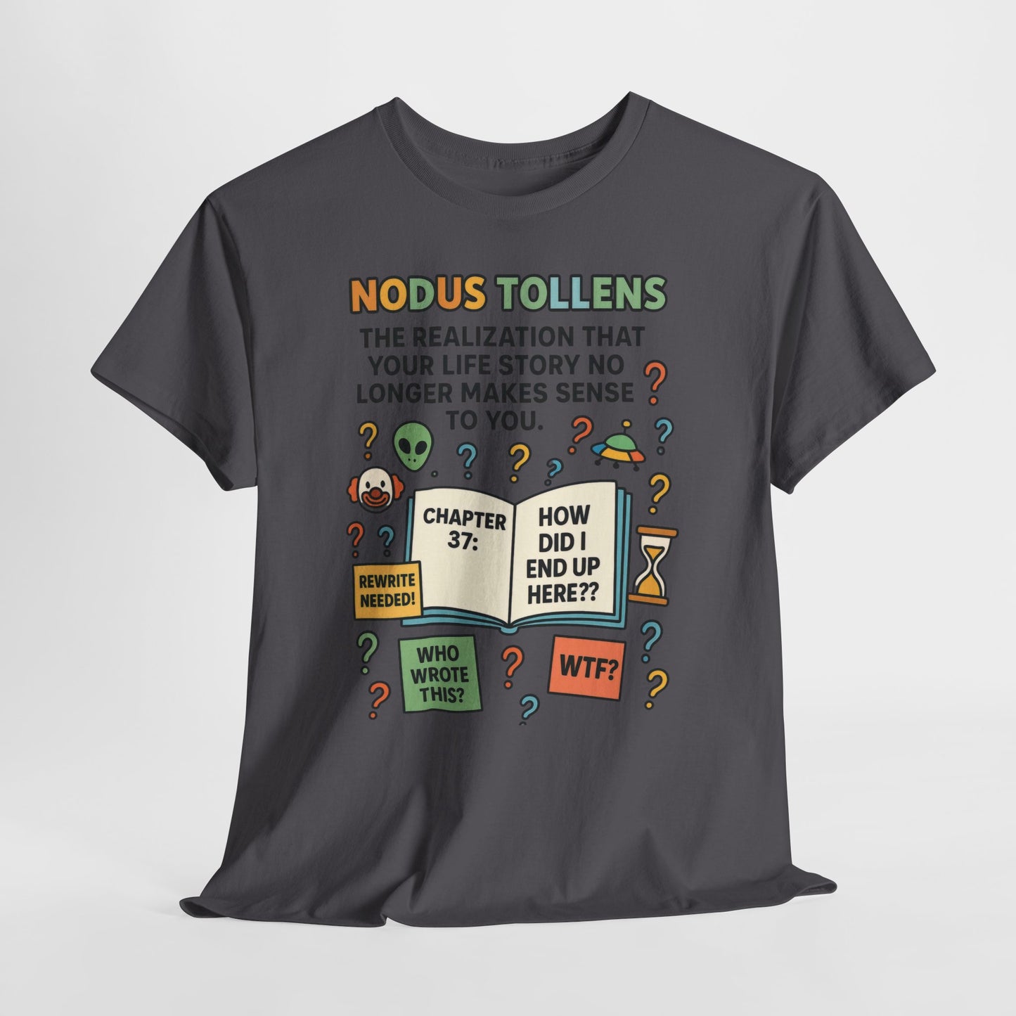 Nodus Tollens Women's Tee, Latin Words, Moods & Modes, Self-Awareness, Personal Development, Funny Existential Graphic Tee, Book Lover Gift