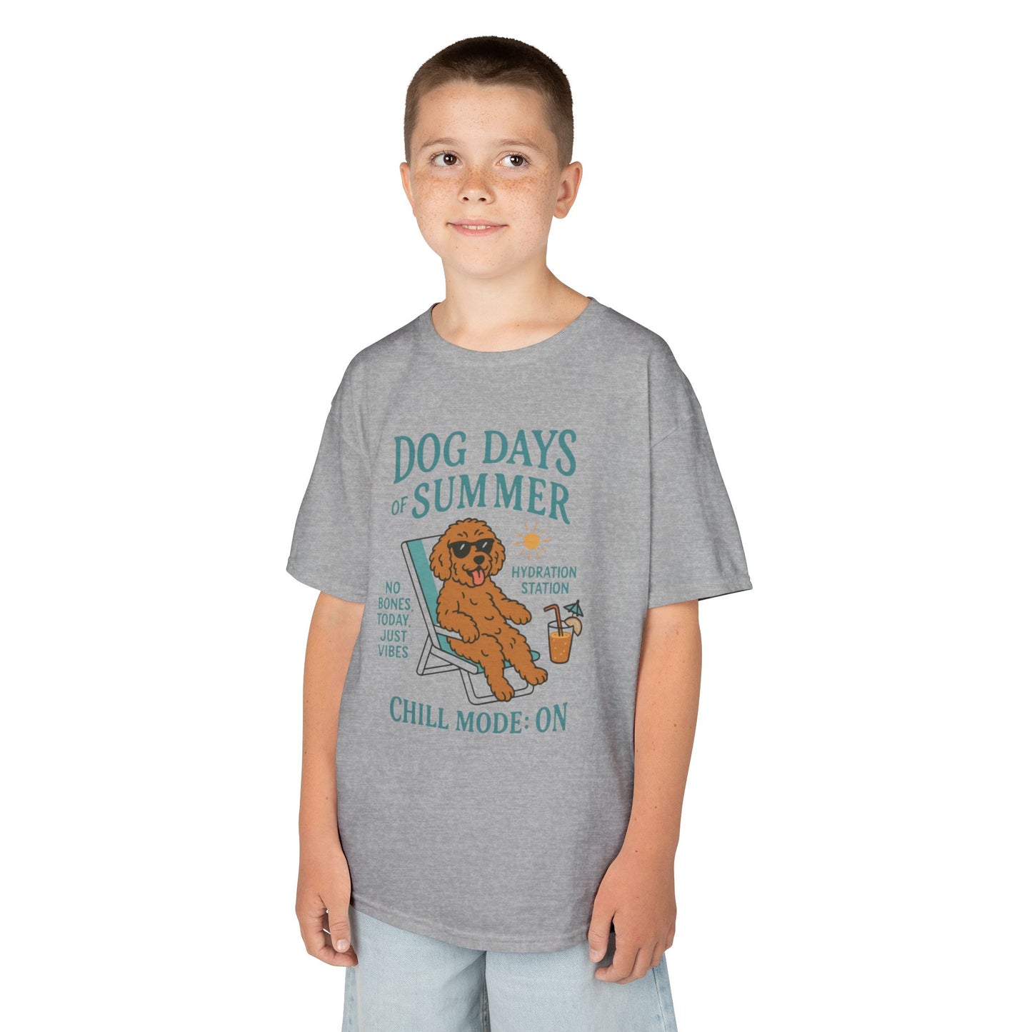 Summer Chill Kids Tee | Fun Playful T-Shirt for Boys & Girls, Perfect for Summer Days, Beach Outings, Gifts, Casual Wear