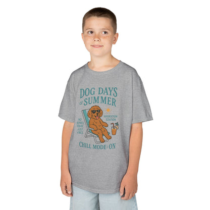 Summer Chill Kids Tee | Fun Playful T-Shirt for Boys & Girls, Perfect for Summer Days, Beach Outings, Gifts, Casual Wear