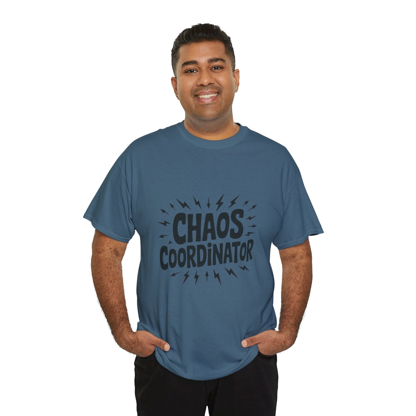 Chaos Coordinator Heavy Cotton Men's Tee, Fun T-Shirt, Gift for Organizers, Humor Tee, Men's Casual Wear