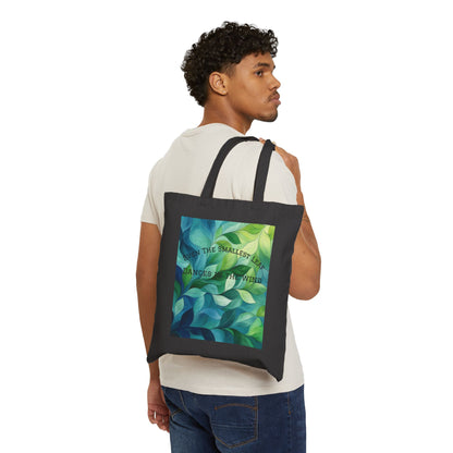 Nature-Inspired Canvas Tote Bag with Inspirational Quote, Eco-Friendly Shopping Bag, Greenery Art Tote, Gift for Nature Lovers, [...]
