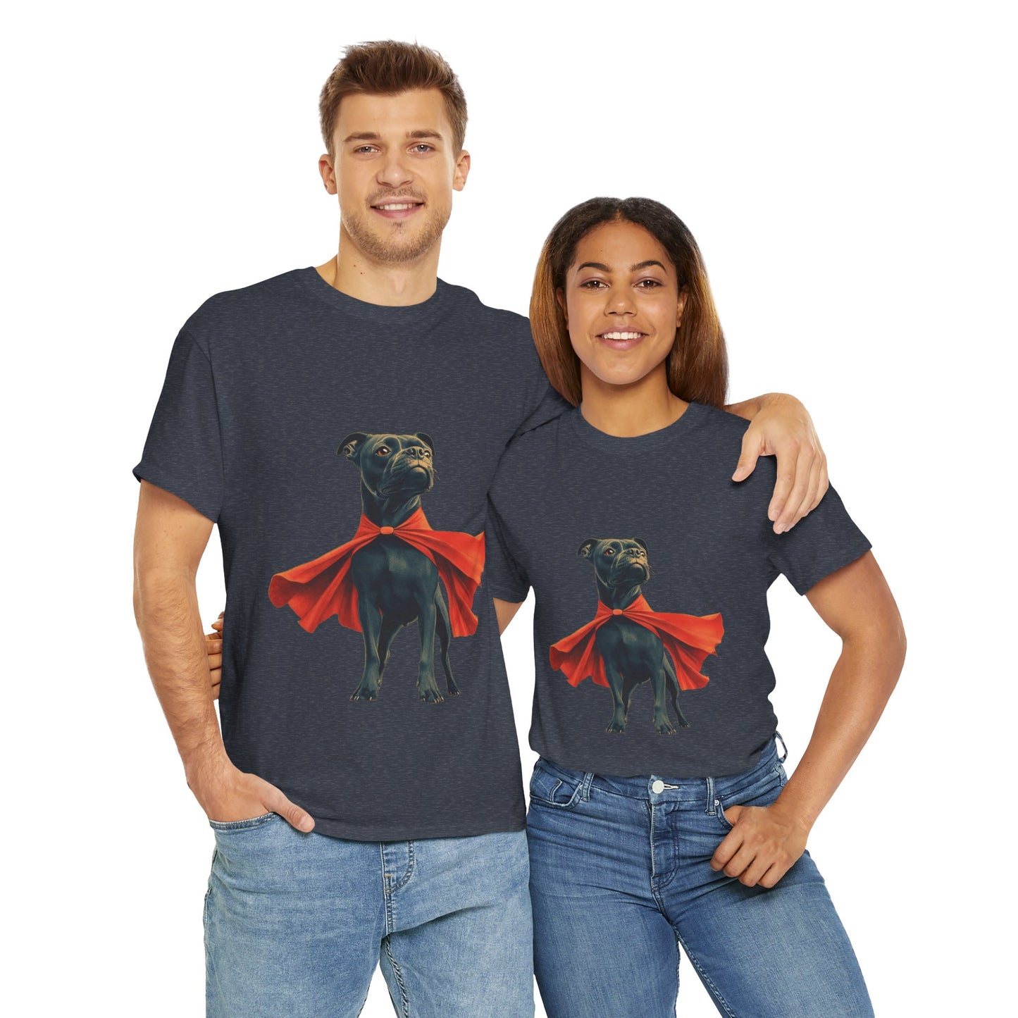 Superhero Dog Tee - Playful Pet Shirt, Gift for Dog Lovers, Fun Casual Wear, Perfect for Birthdays
