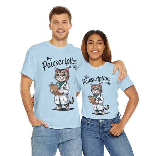 Funny Doctor Cat Tee, Unisex Tee, Veterinary Gift, Medical Student and Medical Workers Gift, Animal Doctor Graphic Tee, Cat Lover Apparel