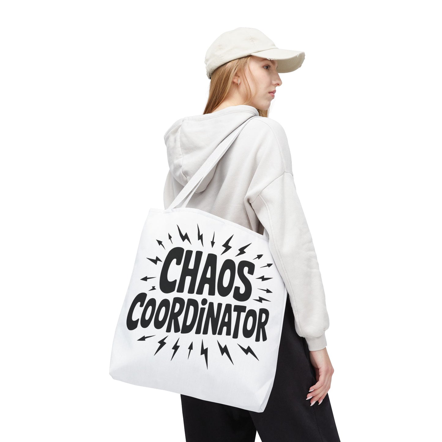 Chaos Coordinator Tote Bag, Fun Carryall for Busy Moms, Students, or Event Planners, Perfect Gift, Beach Weekender Bag,  Large Tote Bag