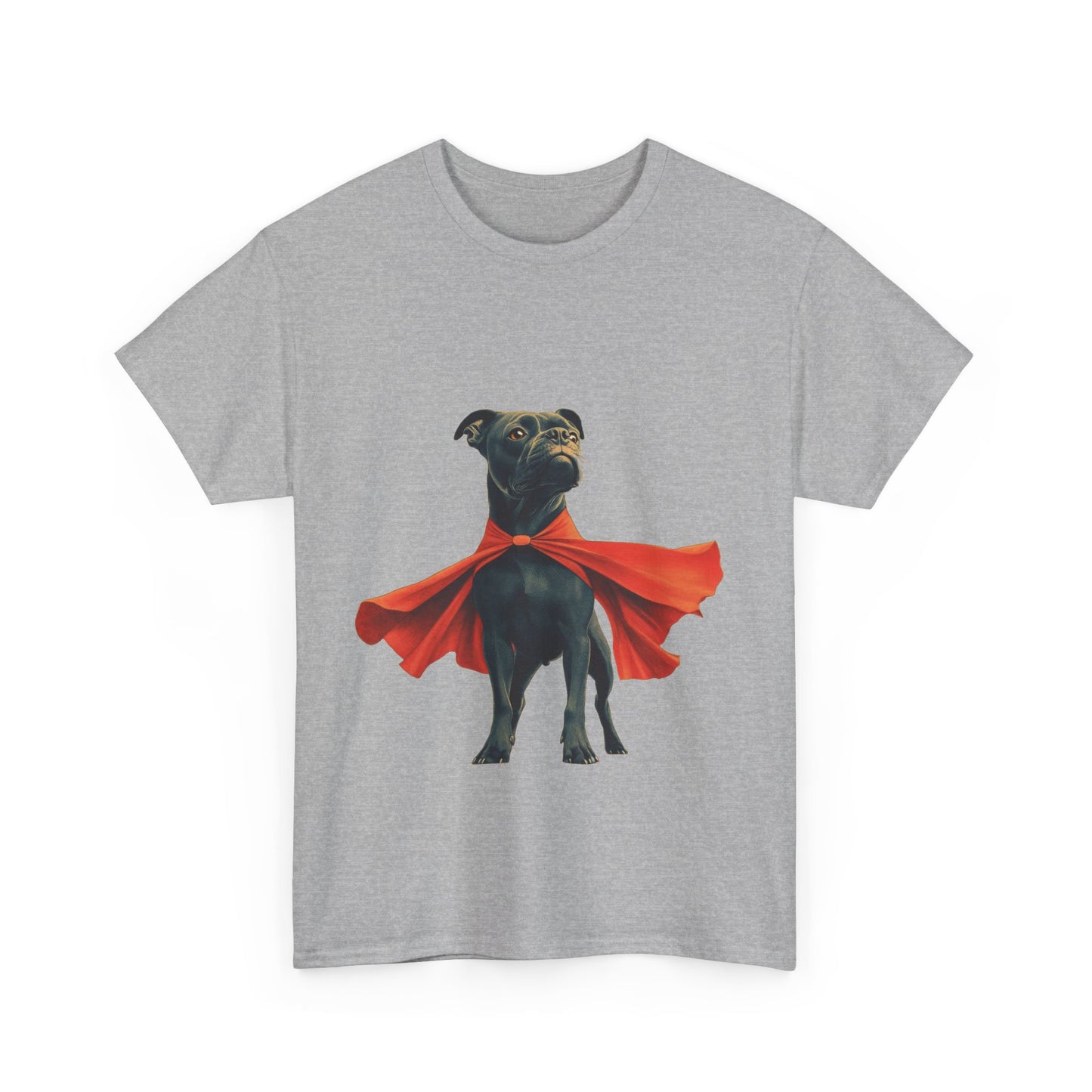 Superhero Dog Tee - Playful Pet Shirt, Gift for Dog Lovers, Fun Casual Wear, Perfect for Birthdays