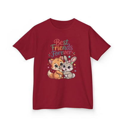 Kids Animal Friends Tee - Best Friends Forever Shirt, Gift for Kids, Toddler T-Shirt, Cute Animal Design, Birthday Gift, Summer Wear
