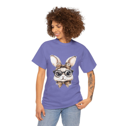 Cool Bunny Sunglasses Tee, Cute Rabbit Shirt, Animal Lover Gift, Spring Fashion, Unisex Graphic T-Shirt