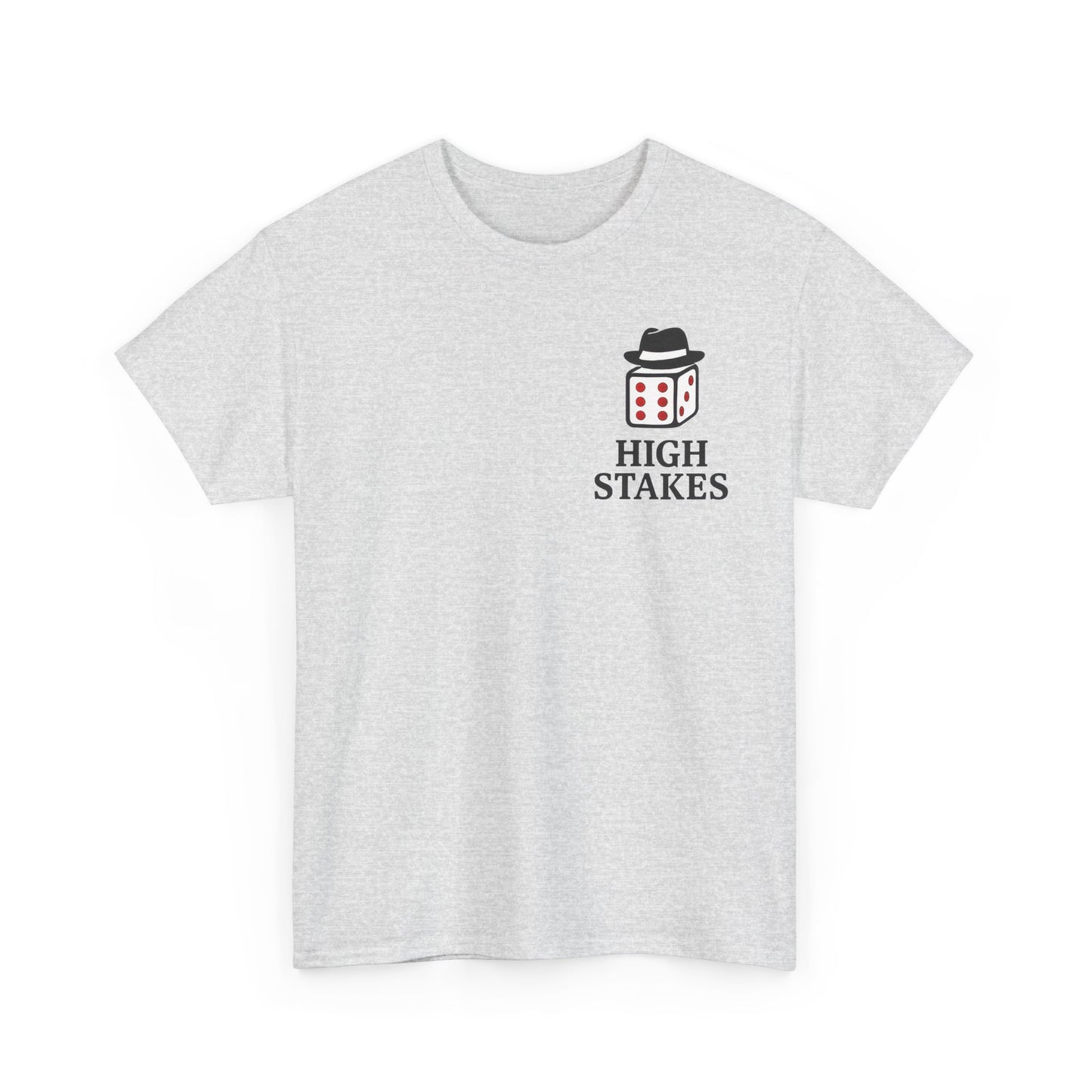 Mens Front Back print tee, Gambling Shirt, Casino Style Tee, Poker Lover Gift, Gaming Apparel, Slot Machine Graphic, Gambling Gift