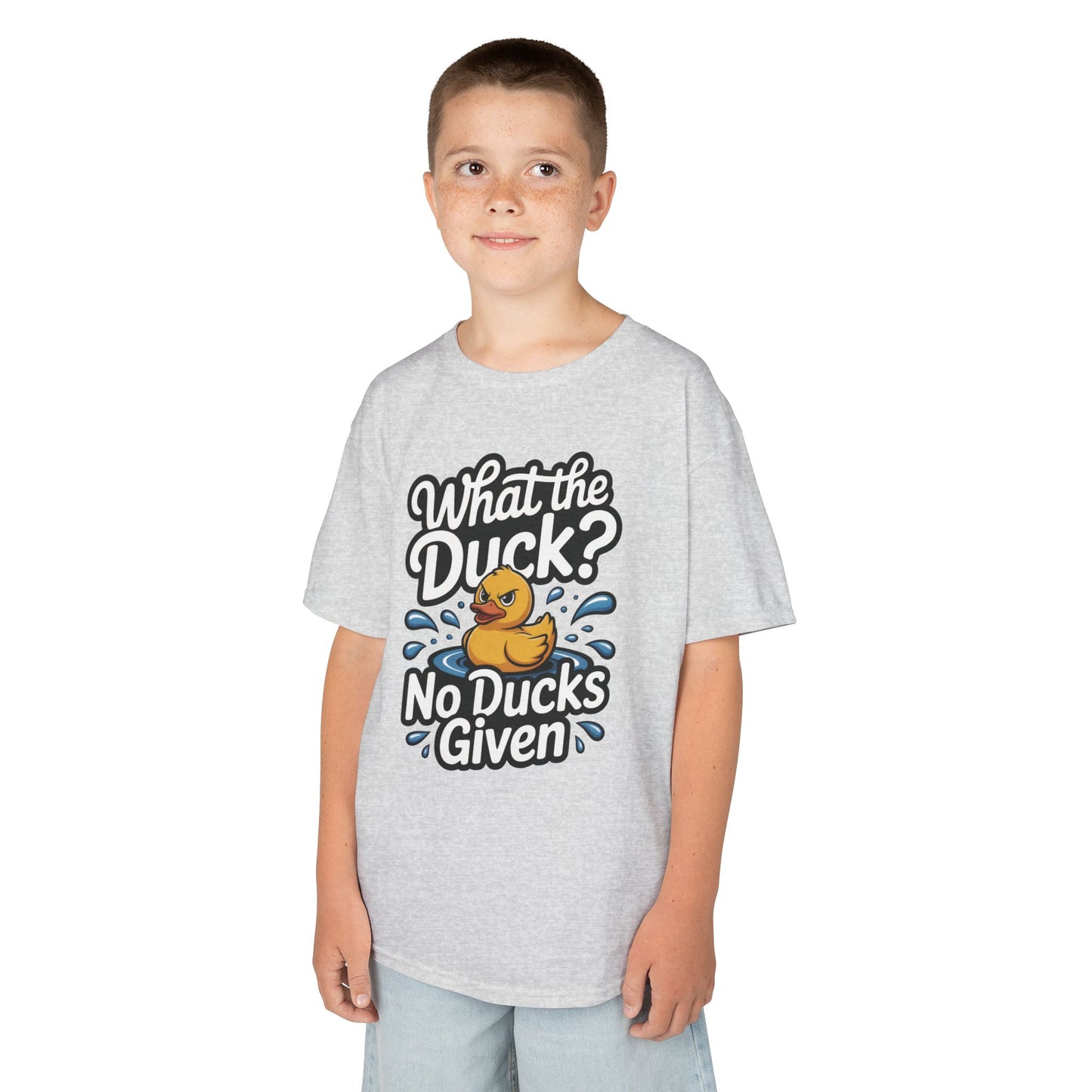 Funny Teen Duck Shirt, Kids Humor Tee, What The Duck Meme Tee, No Ducks Given Youth Tee, Sarcastic Rubber Duck Shirt, Cool Gift For Teens