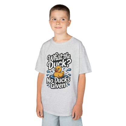 Funny Teen Duck Shirt, Kids Humor Tee, What The Duck Meme Tee, No Ducks Given Youth Tee, Sarcastic Rubber Duck Shirt, Cool Gift For Teens