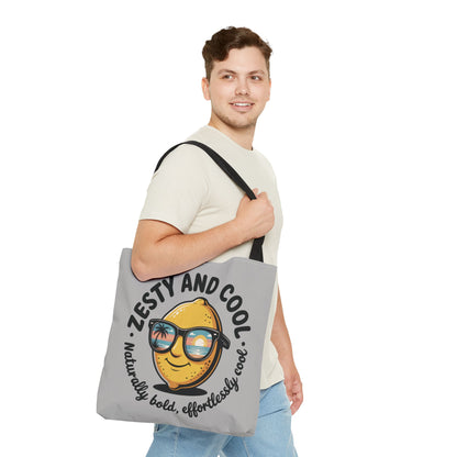 Zesty Lemon Tote Bag - Fun & Bold Carry-All for Everyday Use, Summer, Beach Days, Gifts, Eco-Friendly Shopping, Large Tote Bag