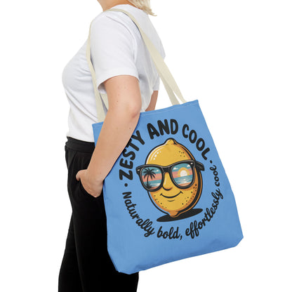 Zesty Lemon Tote Bag - Fun & Bold Carry-All for Everyday Use, Summer, Beach Days, Gifts, Eco-Friendly Shopping, Large Tote Bag