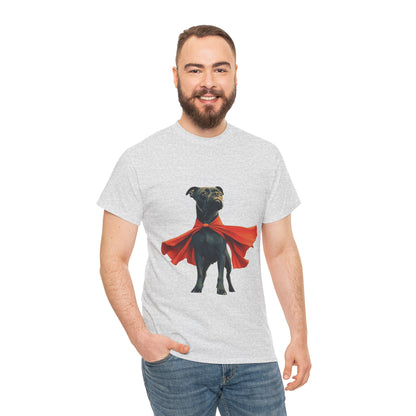Superhero Dog Tee - Playful Pet Shirt, Gift for Dog Lovers, Fun Casual Wear, Perfect for Birthdays