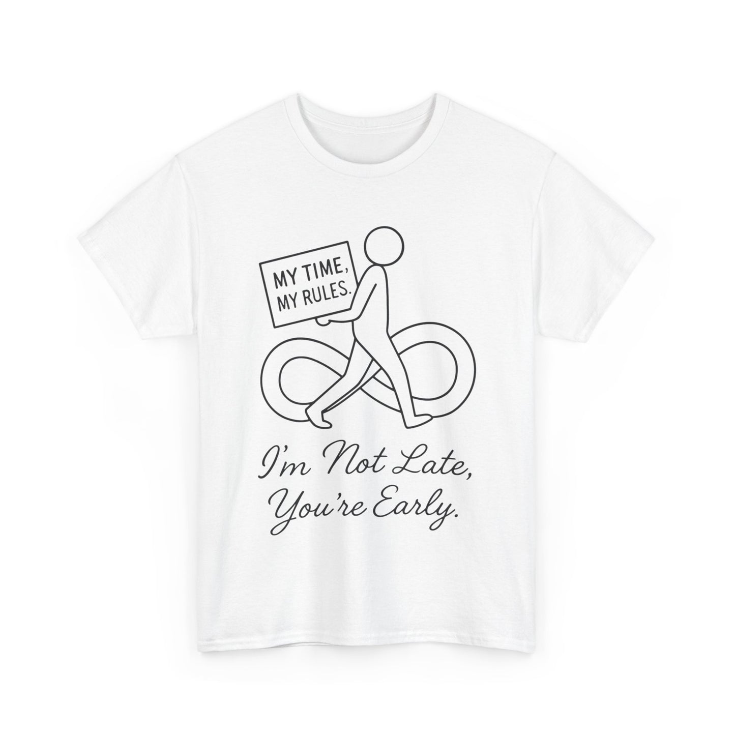 My Time My Rules Women's Heavy Cotton Tee, Funny T-Shirt, Casual Wear, women empowerment tee, confident woman shirt, self love t shirt