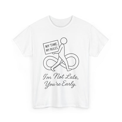 My Time My Rules Women's Heavy Cotton Tee, Funny T-Shirt, Casual Wear, women empowerment tee, confident woman shirt, self love t shirt
