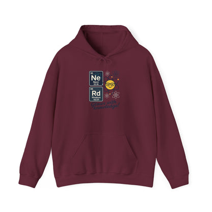 Nerd Science Hoodie for Men, Funny Science Sweatshirt, Periodic Table Hoodie, Geeky Gift, Perfect for Holidays & Science Lovers