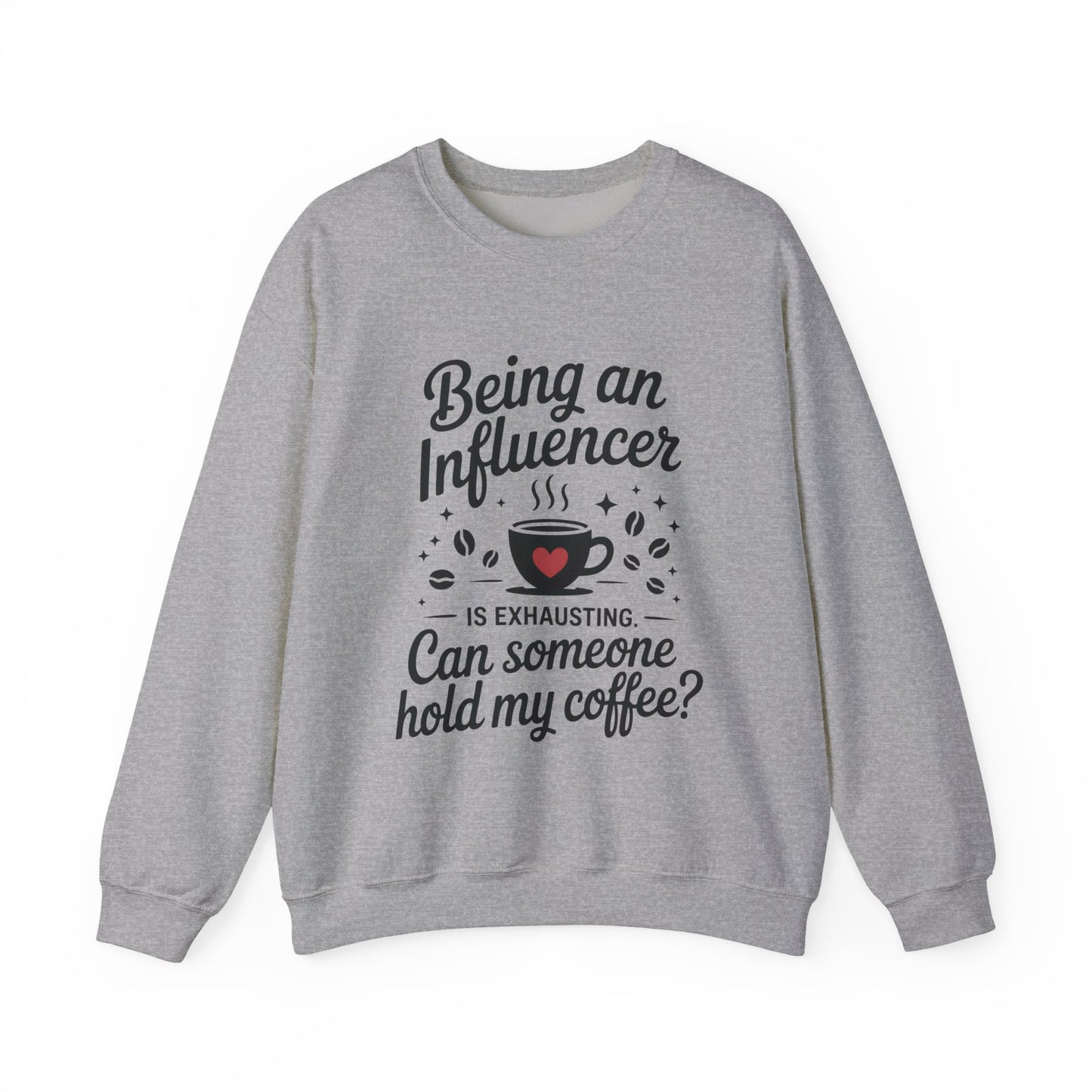 Social Media Humor Womens Sweatshirt, Funny Influencer Sweatshirt, instagram girl top, tiktok fashion, Perfect for Coffee Lovers