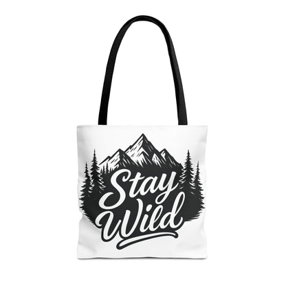 Stay Wild Tote Bag | Eco-friendly Shopping Bag, Adventure Tote, Outdoor Enthusiast Gift, Stylish Carryall, Perfect for Summer Adventures