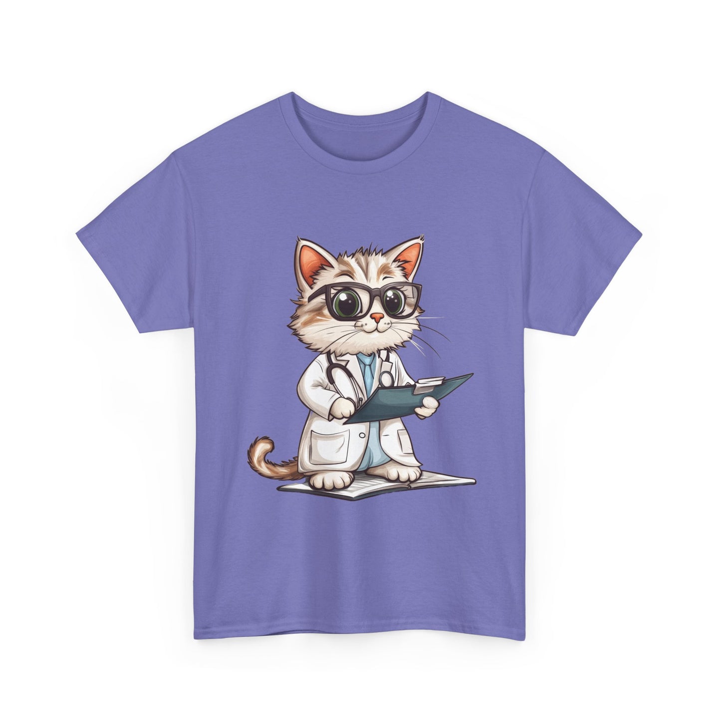 Funny Doctor Cat T-Shirt, Unisex “The Pawscription is Ready” Tee, Cute Veterinary Gift, Medical Student Shirt, Animal Doctor Graphic Tee