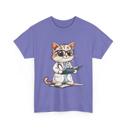 Funny Doctor Cat T-Shirt, Unisex “The Pawscription is Ready” Tee, Cute Veterinary Gift, Medical Student Shirt, Animal Doctor Graphic Tee