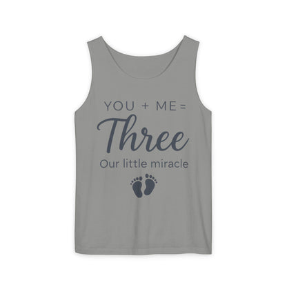 Maternity Tank Top, Cute Pregnancy Announcement Tank, Our Little Miracle Expecting Mom Gift, Baby Reveal Tee, Baby Showers Gift