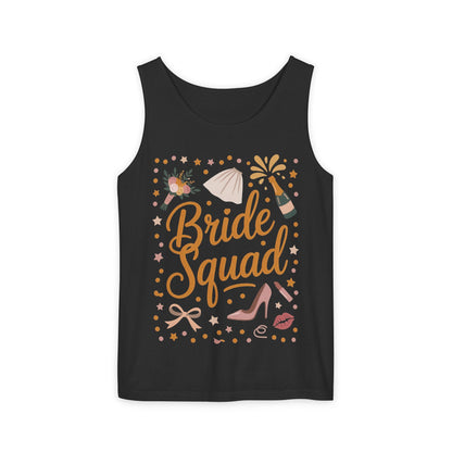 Bride Squad  Tank Top, Bachelorette Party T-Shirt, Bridesmaid Wedding Tee, Hen Party Matching Shirts, Bridal Shower, Gift for Bridesmaids