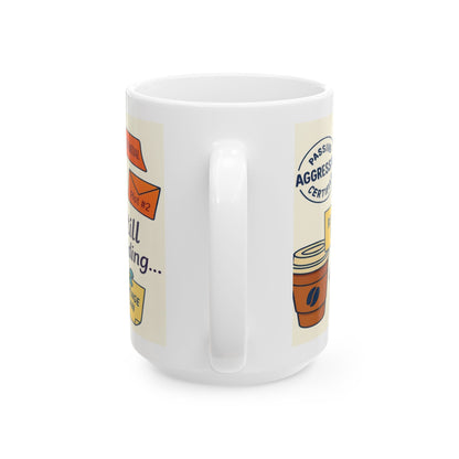 Funny Revenge Mug, Im Not Mad Just Plotting, Passive Aggressive Humor Coffee Cup, Sarcastic Office Gift, Funny Mug for Planning Lovers
