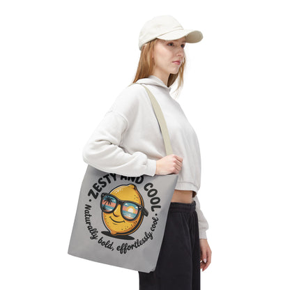 Zesty Lemon Tote Bag - Fun & Bold Carry-All for Everyday Use, Summer, Beach Days, Gifts, Eco-Friendly Shopping, Large Tote Bag