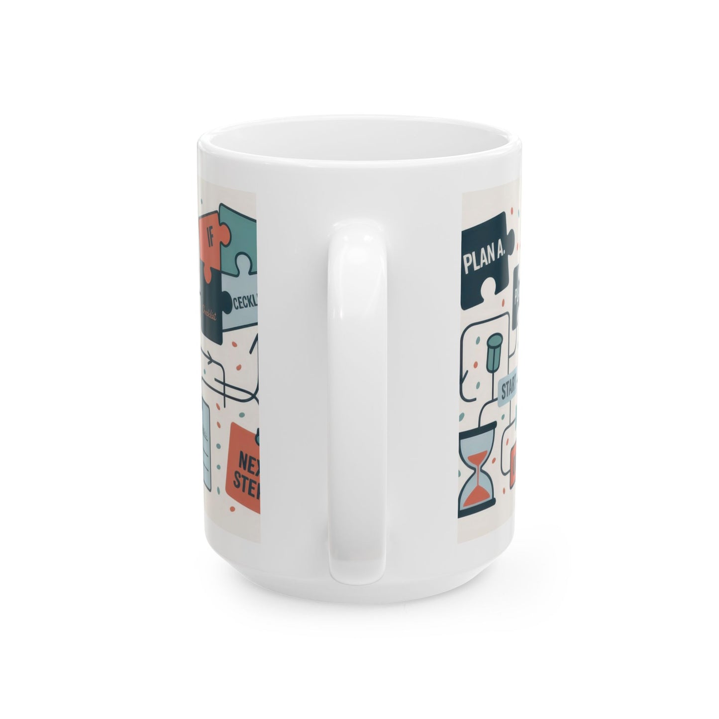 Funny OCD Strategy Mug, Organized Chaos Coffee Cup, Productivity Gift for Planners, Workflow Humor Mug, Office Desk Motivation, Fun Mug