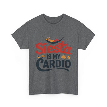 Siesta Is My Cardio Funny Mens T-Shirt Spain Humor Tee, Siesta Shirt, Siesta Culture Gift