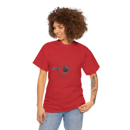 Artistic Arrow Graphic Unisex Cotton Tee, Motivational Shirt, Casual Wear, Gift for Him/Her, Trendy Fashion