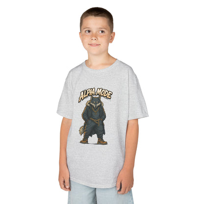 Alpha Mode Teen Wolf Shirt, Cool Youth Graphic Tee, Hip Hop Savage Wolf Tee, Graphic Kids Tee, Alpha Teen Streetwear, Wolf Gift for Teens