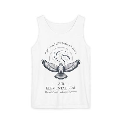 Air Elemental Seal Tank Top, Clarity & Spiritual Freedom Symbol Tee, Unisex Elemental Shirt, Vision Totem Gift, Spiritual Gift