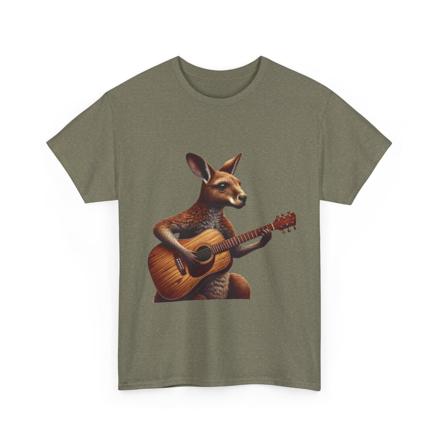 Funny Kangaroo Playing Guitar T-Shirt, Cute Animal Music Lover Shirt,  Aussie Wildlife Gift Idea, Music Lovers, Animal Tee, Fun Gift