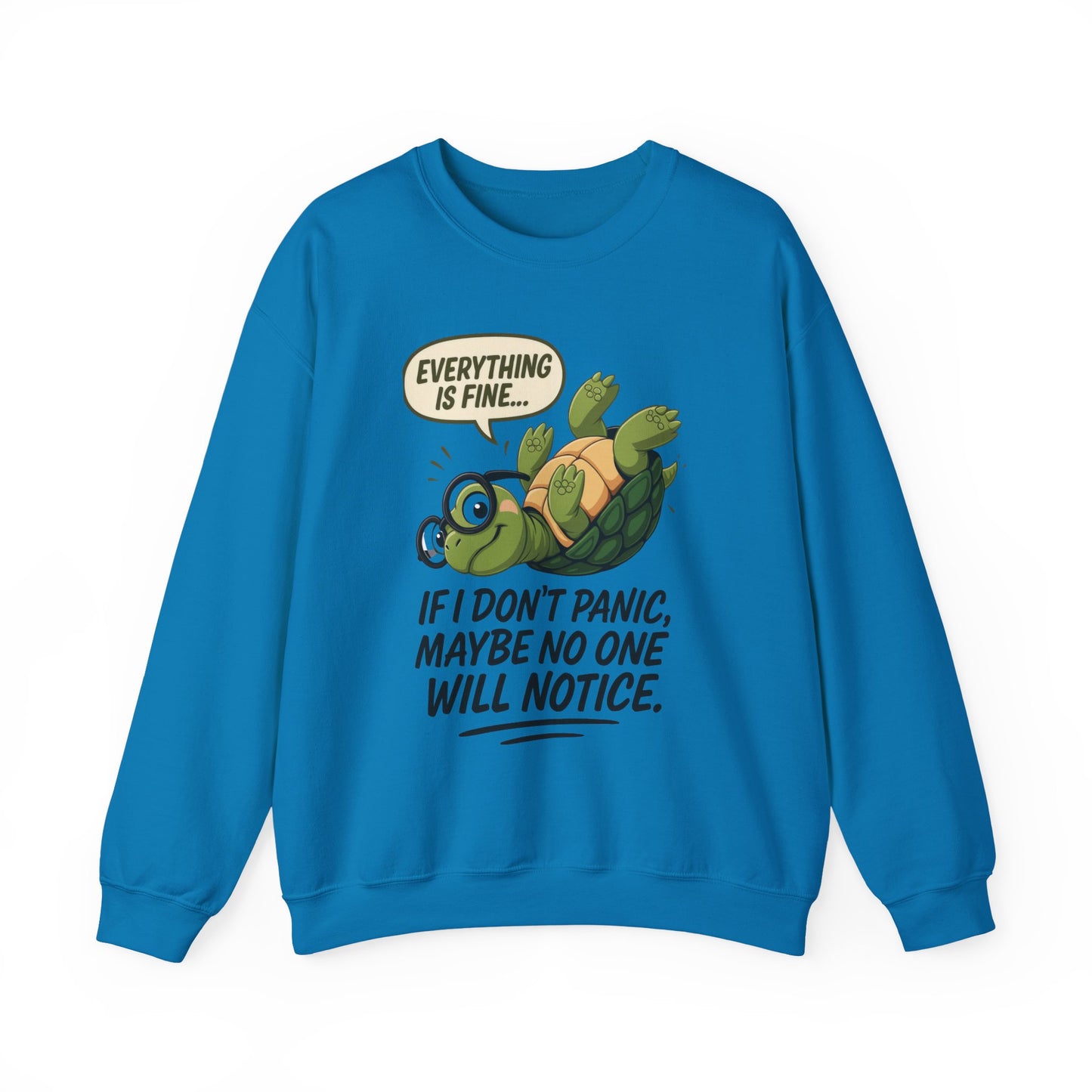 Casual Humor Unisex Sweatshirt, Perfect Gift for Anxiety Relief, Social Anxiety Joke, Quirky Graphic Sweatshirt, Introvert Humor Gift