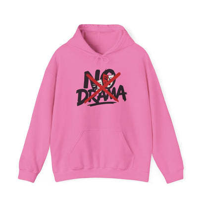 No Drama Womens Hooded Sweatshirt, Cozy Hoodie, Casual Gift, Relaxed Style, Everyday Wear, Funny Sweatshirt