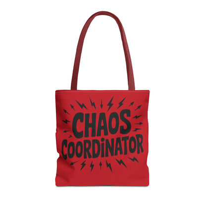 Chaos Coordinator Tote Bag, Fun Carryall for Busy Moms, Students, or Event Planners, Perfect Gift, Beach Weekender Bag,  Large Tote Bag