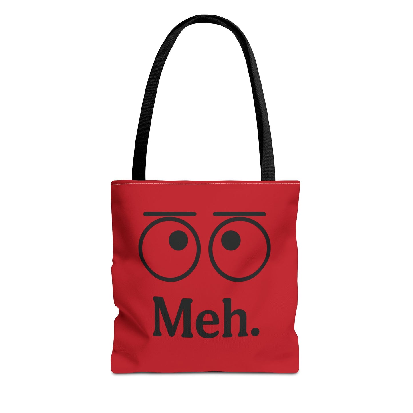 Meh. Tote Bag - Perfect Gift for Sarcastic Friends, Trendy Everyday Use, Unique Statement Accessory, Ideal for School, Work, Shopping