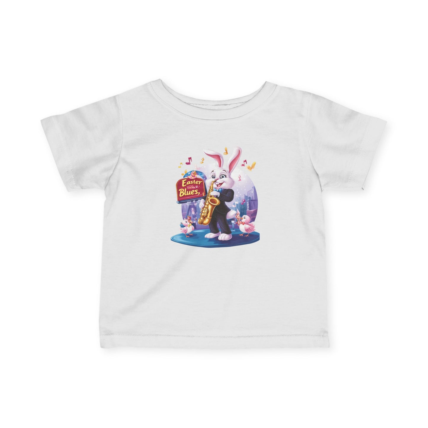Easter Bunny Fun Infant Tee, Cute Baby Easter Shirt, Toddler Playtime Shirt, Spring Celebration Outfit, Gift for New Parents
